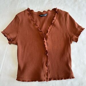 SHEIN womens button up top